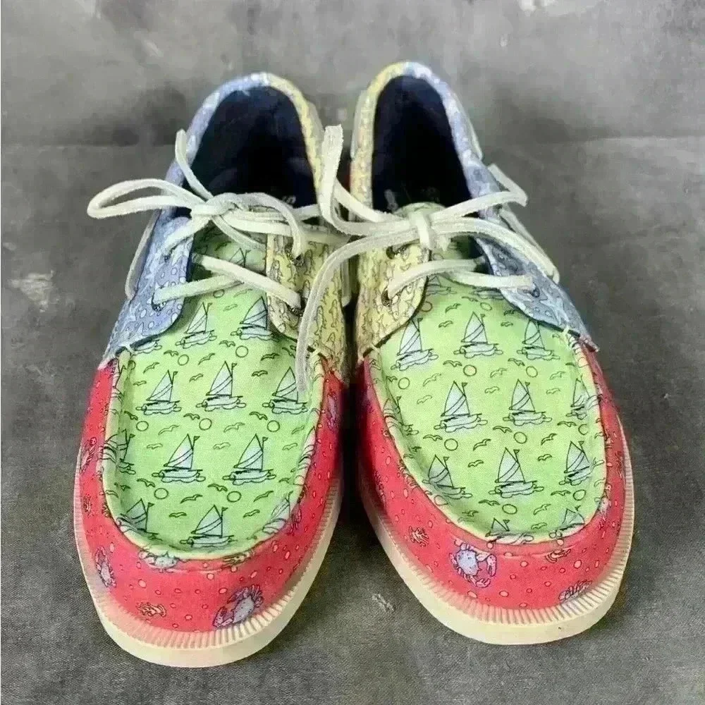 Sperry Vineyard Vines Boat Shoes KIDS size 1m - Picture 5 of 7